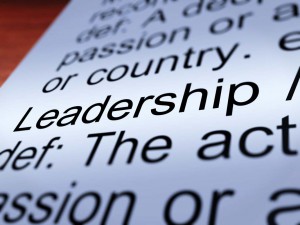Leadership Definition Closeup Showing Achievement