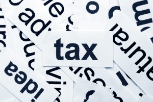 Tax word cloud