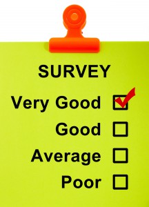 Green Survey on Clipboard