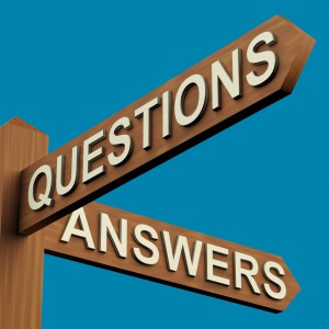 Questions and Answers Sign Post