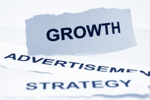 Growth advertisement strategy concept - money-making blog