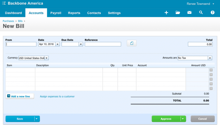 compare xero accounting software