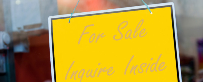 For Sale Door sign - Businesses Sale
