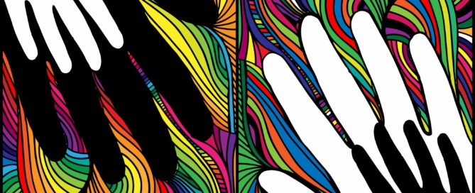 sketch-of-hand-on-abstract-background-vector-illustration