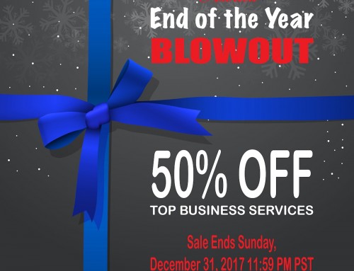 End of the Year Blowout!