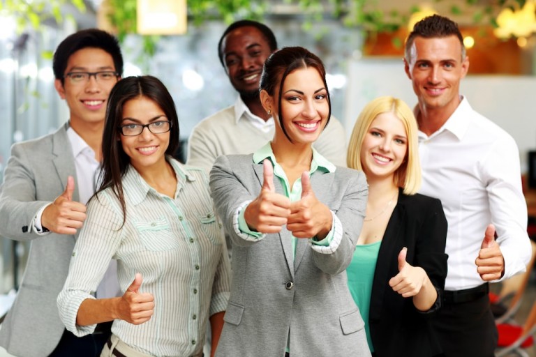 Diverse work group - online business opportunities