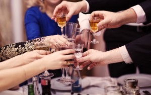 formal group toasting - event planning companies