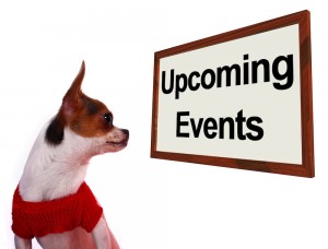 upcoming events sign - event planning business plan